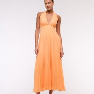 Abercrombie & Fitch Orange Maxi Dress